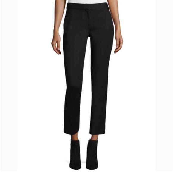 Diane von Furstenberg Dvf Womens Jodie black ankle pants Size 2